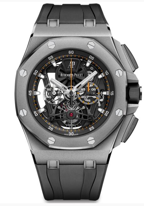 Luxury Replica Audemars Piguet Royal Oak Offshore Tourbillon Chronograph 26407TI.GG.A002CA.01 watch